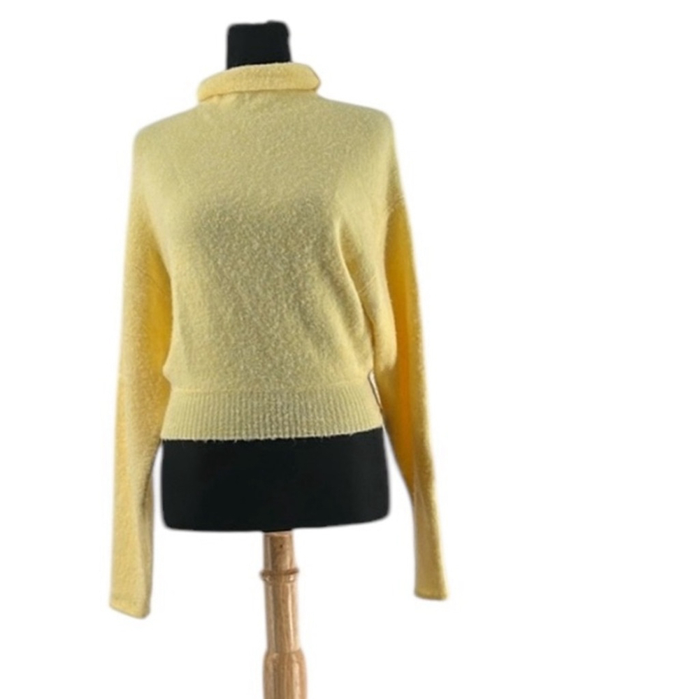 Aritzia Wilfred Lorin sweater Pastel Knit Tie Waist alpaca Pullover Size XXS - Picture 2 of 10